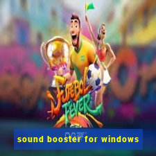 sound booster for windows